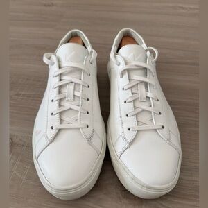 KOIO Men’s White Leather Sneakers - Size 42